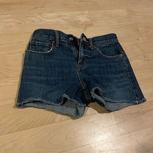 Dark blue old navy jean shorts girl size 10